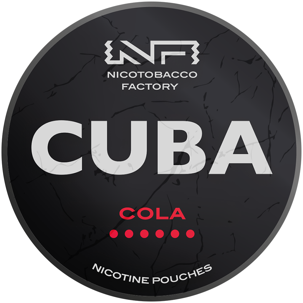 Cola 66mg CUBA Black Nicotine Pouches