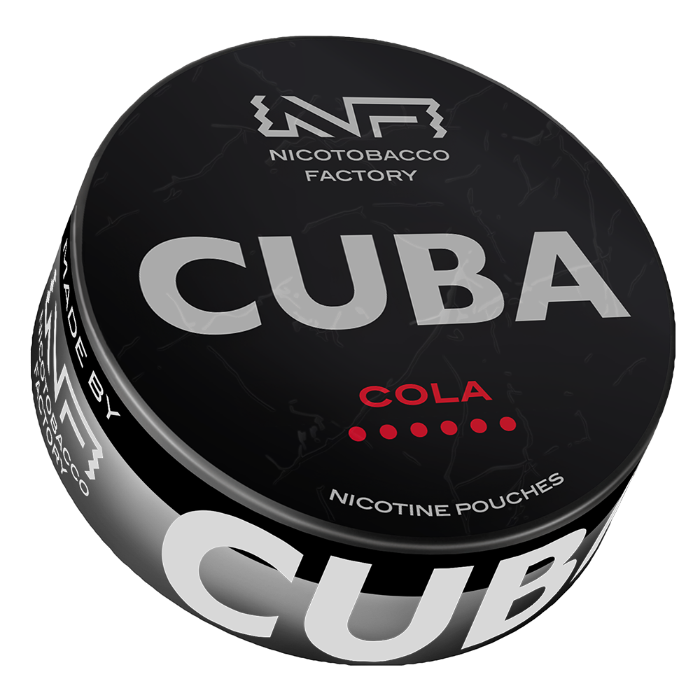 Cola 66mg CUBA Black Nicotine Pouches