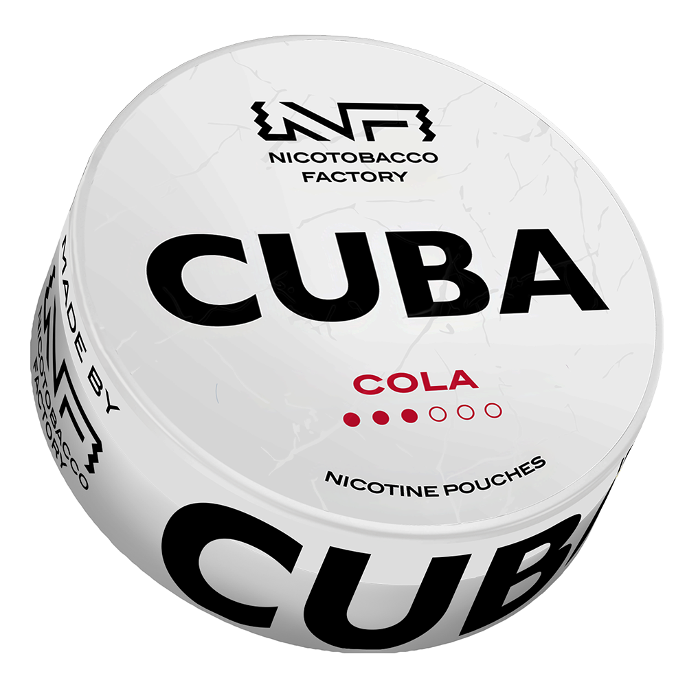 Cola 16 mg CUBA White – vrecká s nikotínom