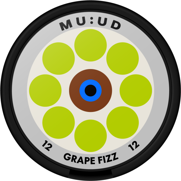 Grape Fizz 12MG MUUD