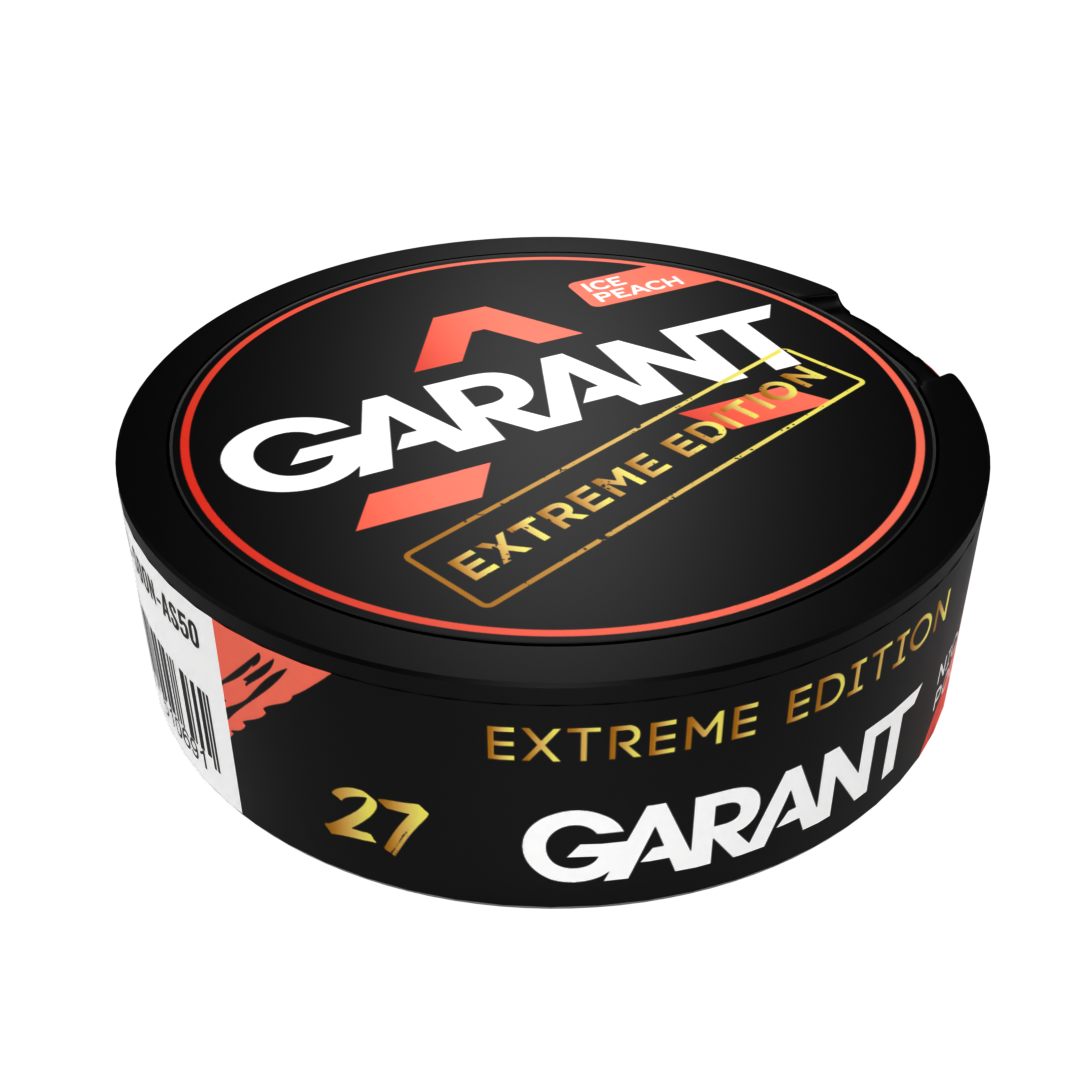 Ice Peach 50mg Extreme Edition GARANT Nicotine Pouches