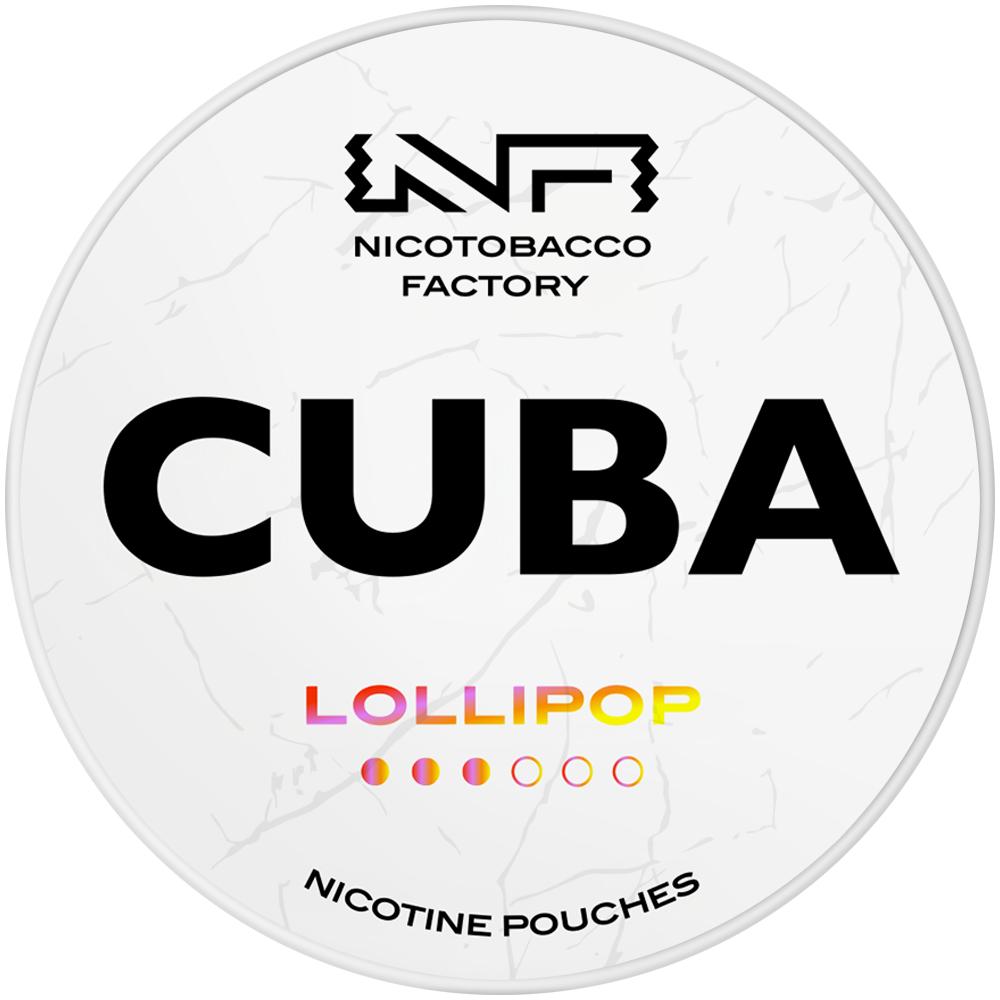 Lollipop 16mg CUBA White Nicotine Pouches