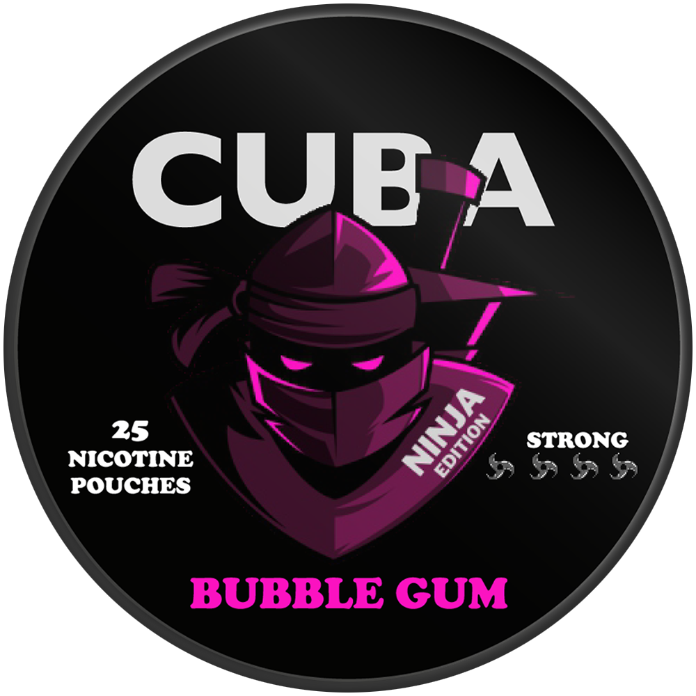 Bubblegum 30 mg CUBA Ninja nikotinposer
