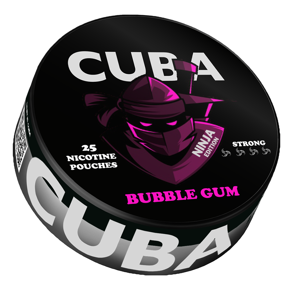 Bubblegum 30 mg CUBA Ninja nikotinposer