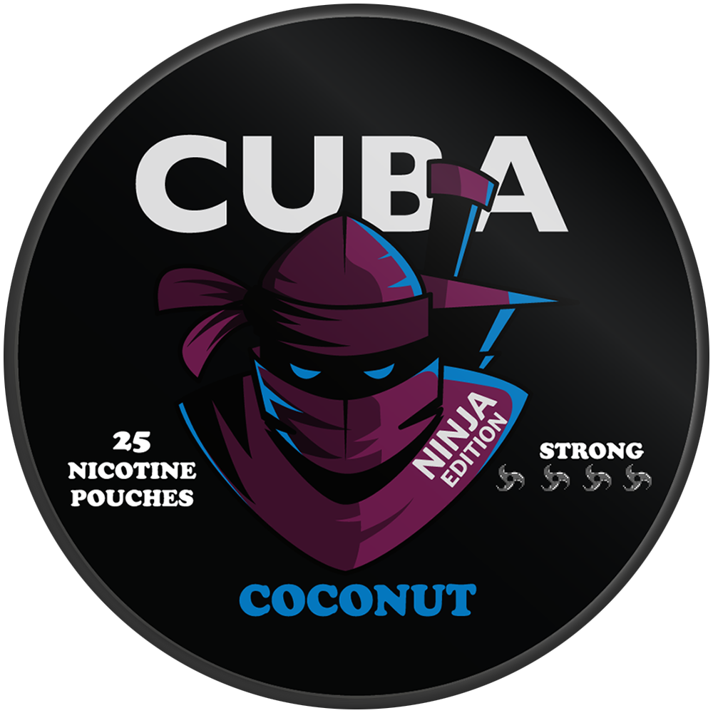 Kokosové nikotínové vrecúška CUBA Ninja 30 mg