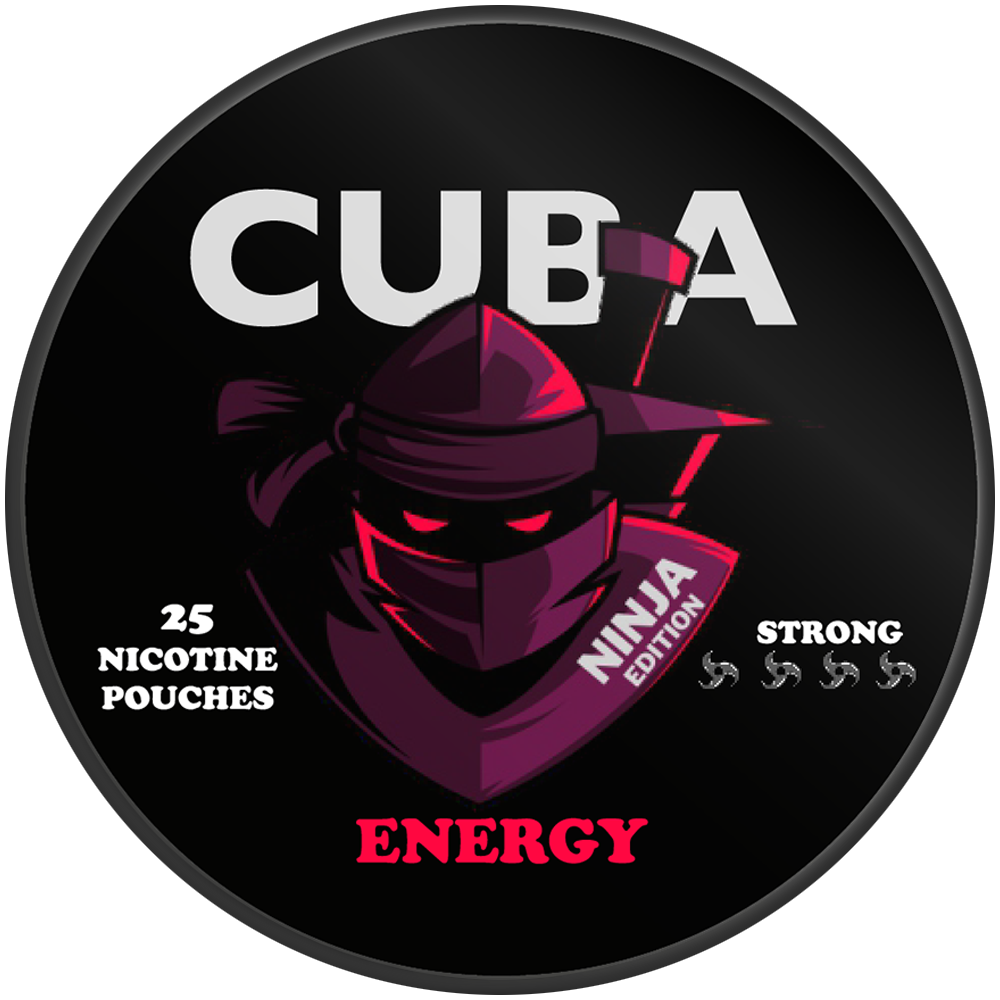 Energy 30mg CUBA Ninja Nicotine Pouches
