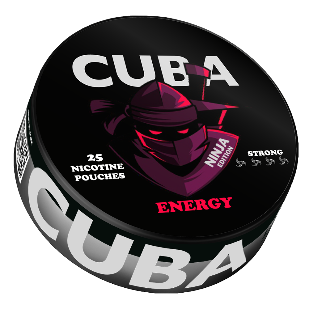 Energy 30mg CUBA Ninja Nicotine Pouches