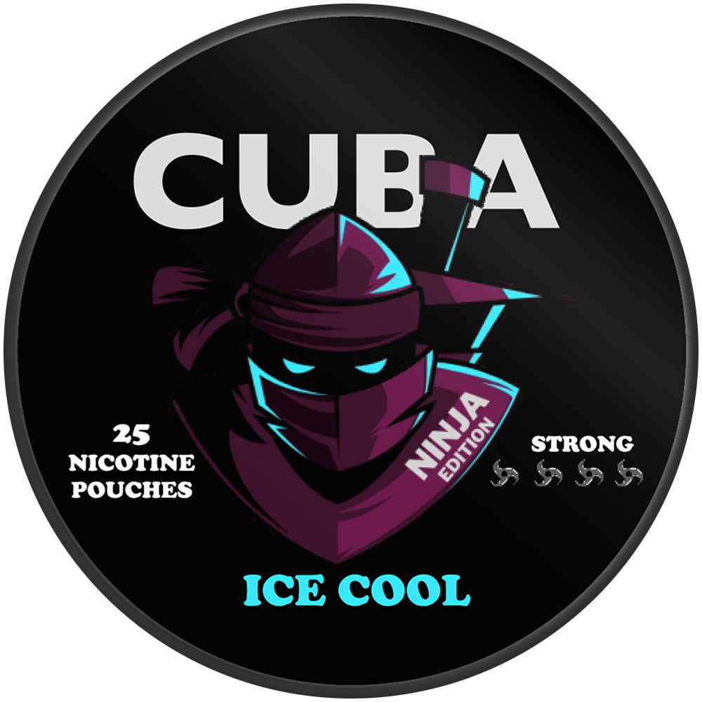 Ice Cool 30mg CUBA Ninja Nicotine Pouches