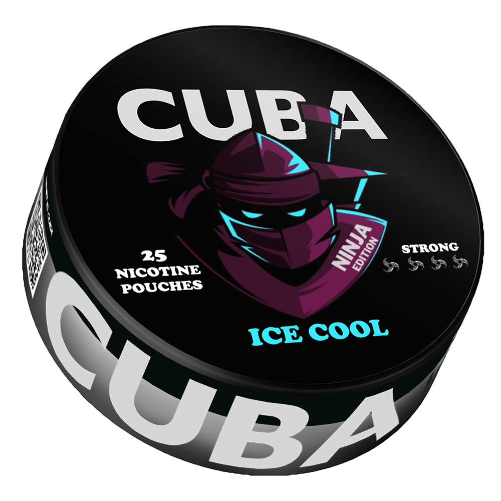 Ice Cool 30mg CUBA Ninja Nicotine Pouches