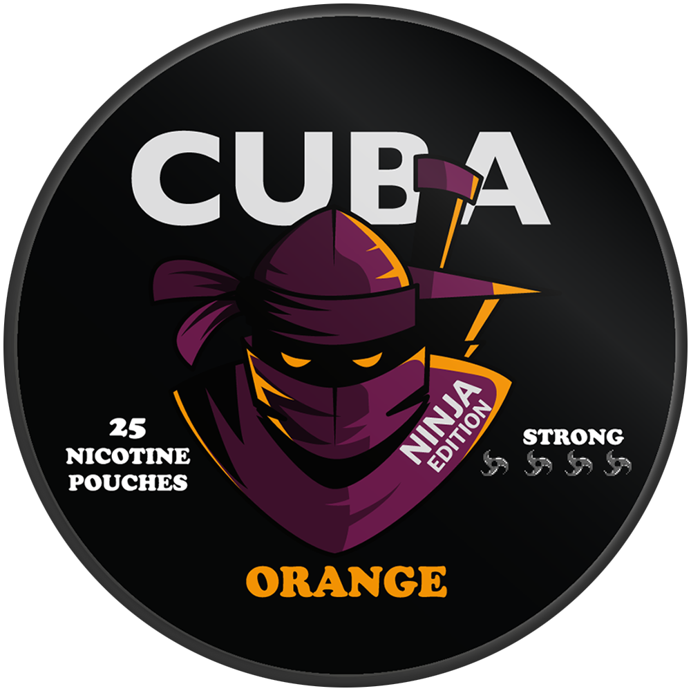 Orange 30 mg CUBA Ninja nikotínové vrecúška