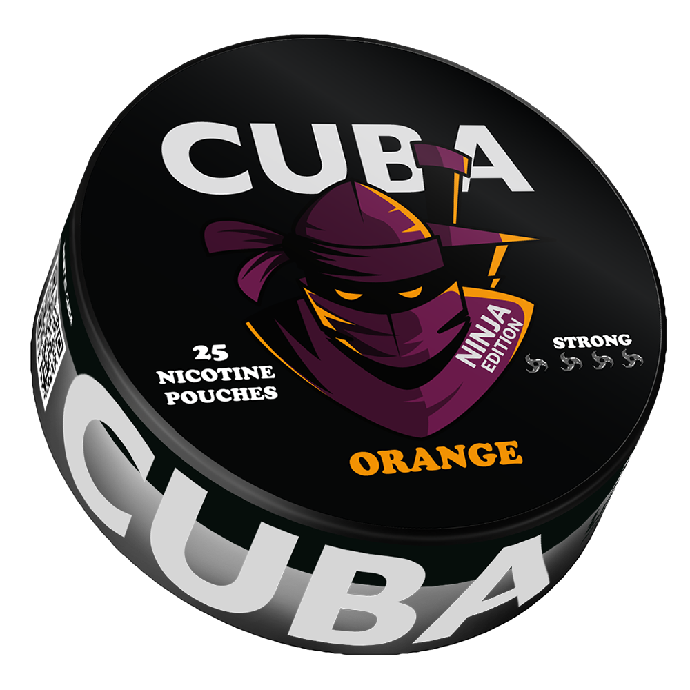 Orange 30 mg CUBA Ninja nikotínové vrecúška
