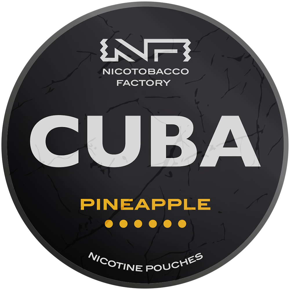 Pineapple 66mg CUBA Black Nicotine Pouches