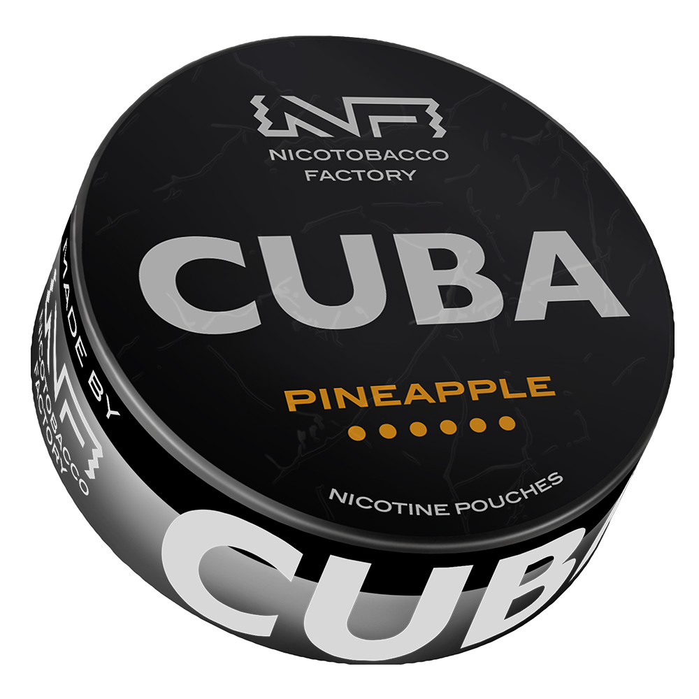 Pineapple 66mg CUBA Black Nicotine Pouches