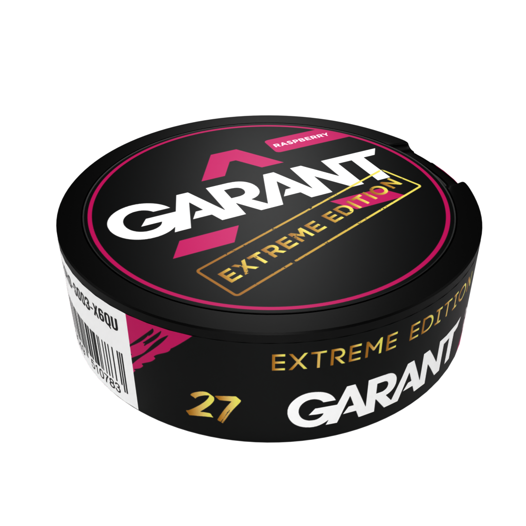 Raspberry 50mg Extreme Edition GARANT Nicotine Pouches