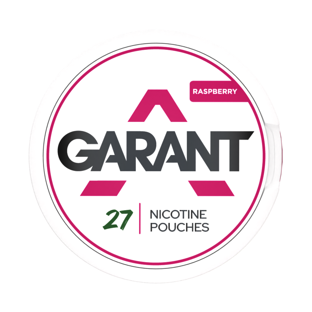 Malinové nikotínové vrecúška GARANT Classic Edition, 20 mg