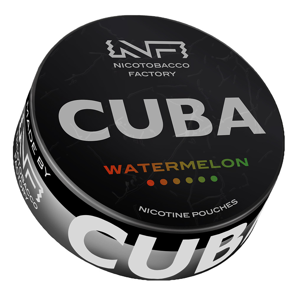 Meloun 66 mg CUBA Černé nikotinové sáčky