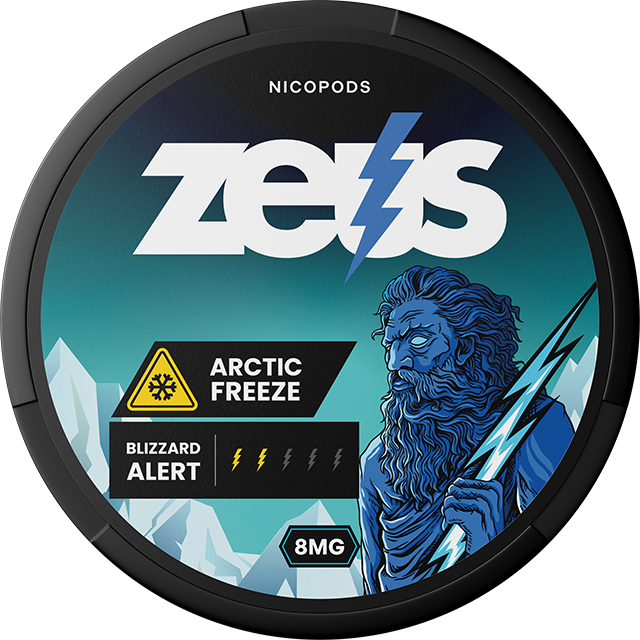 Arctic Freeze 8 mg Zeus nikotinposer