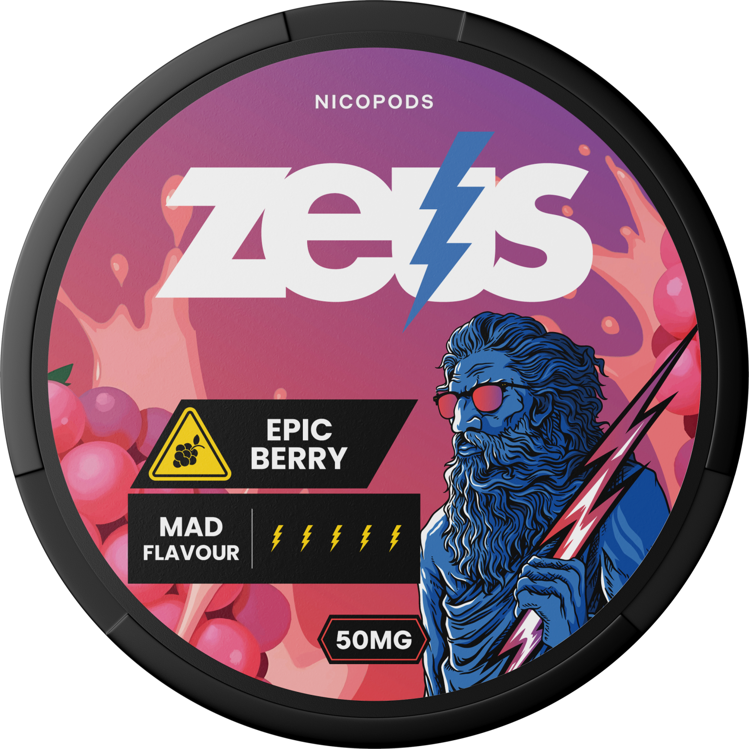 Epic Berry 50mg Zeus Nicotine Pouches