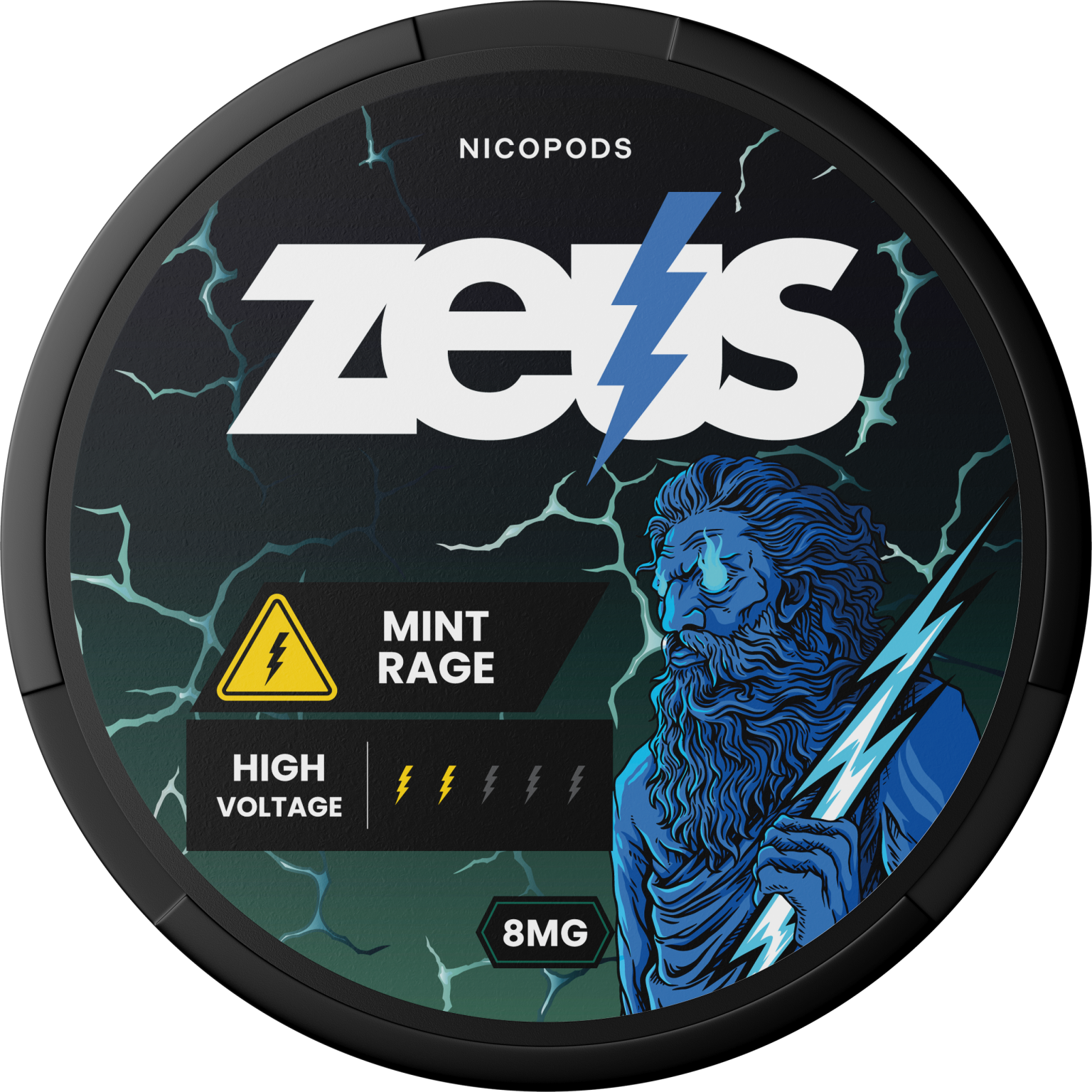 Mint Rage 8 mg Zeus nikotinové sáčky