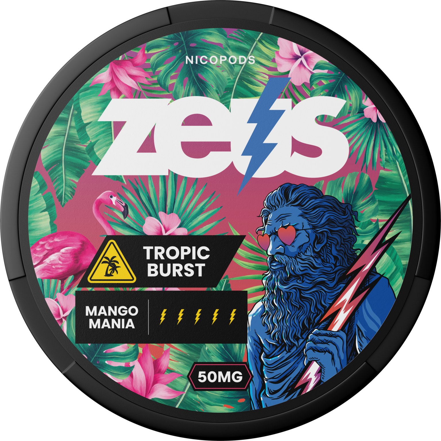 Tropic Burst 50mg Zeus Nicotine Pouches