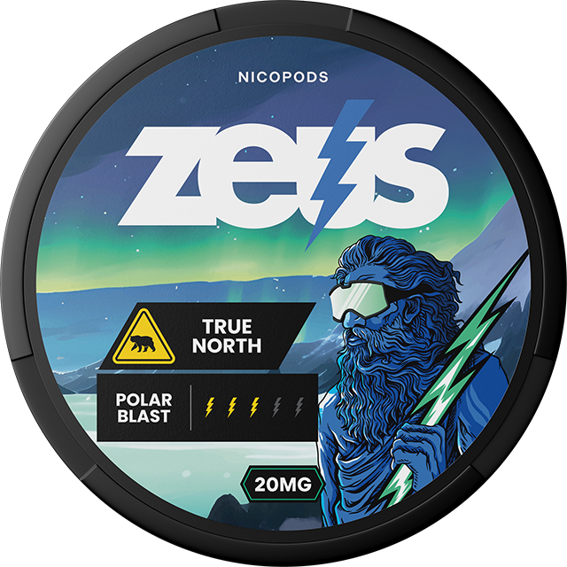 True North 20 mg Zeus nikotinové sáčky