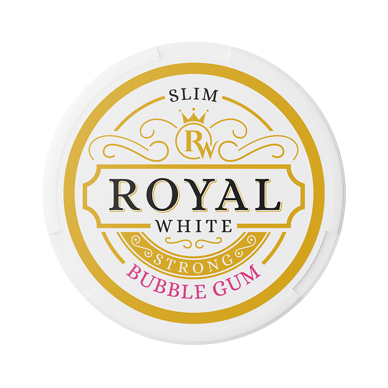Bubble Gum 16 mg Royal White nikotinové sáčky