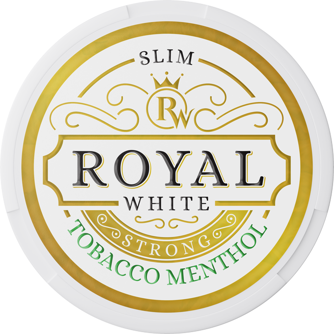 Tabak s mentolem, 8 mg, nikotínové vrecúška Royal White