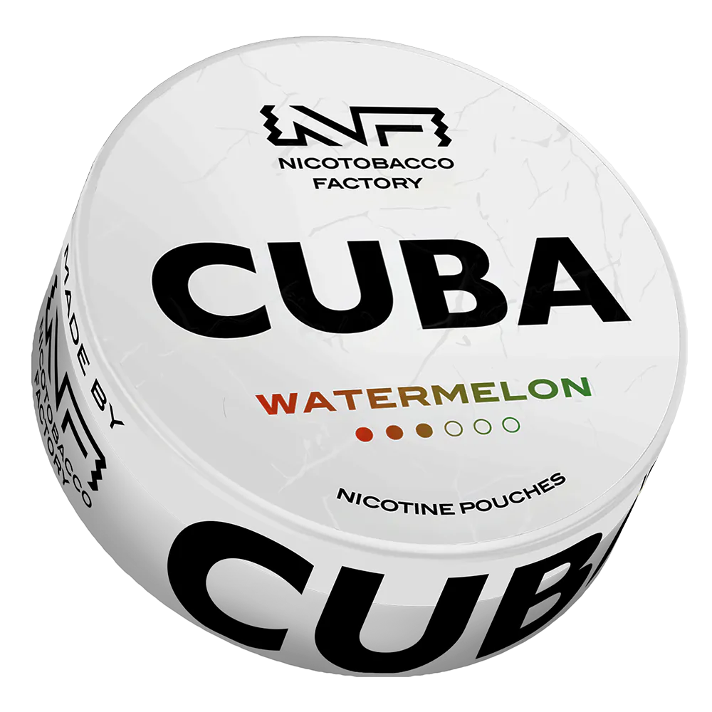 Watermelon 16mg CUBA White Nicotine Pouches