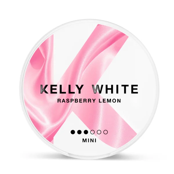 Raspberry Lemon 8mg Kelly White Nicotine Pouches