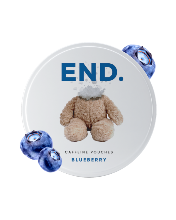 Blueberry 100mg END Caffeine Pouches
