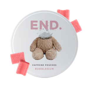 Bubblegum 100mg END Caffeine Pouches
