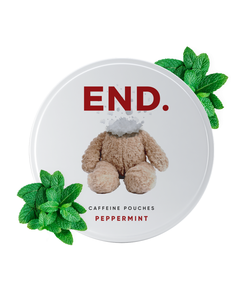Peppermint 100mg END Caffeine Pouches