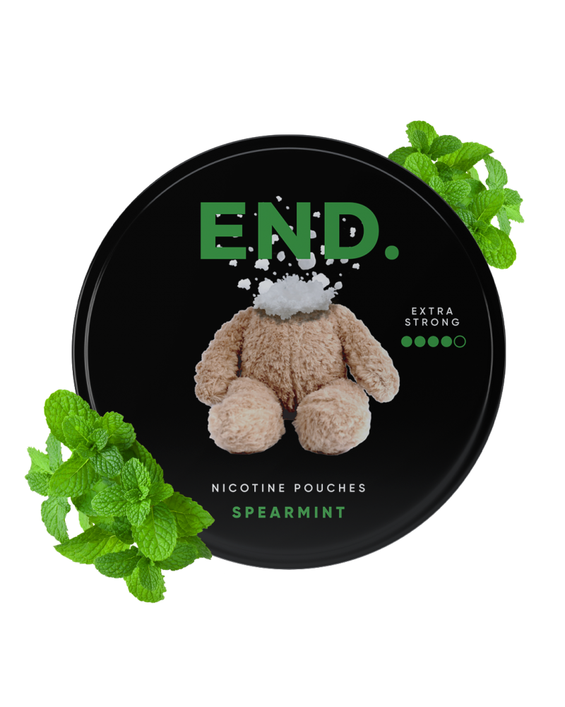Spearmint 30mg END Nicotine Pouches