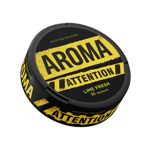Lime Fresh 50mg Attention AROMA KING Nicotine Pouches