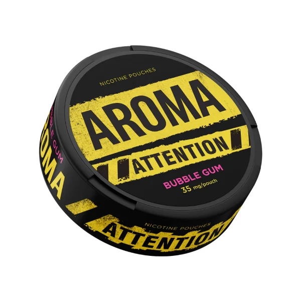 Bubblegum 50mg Attention AROMA KING Nicotine Pouches