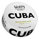 Banan Hit 16 mg CUBA – białe saszetki z nikotyną
