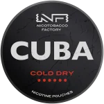 Cold Dry 66 mg CUBA – czarne saszetki z nikotyną