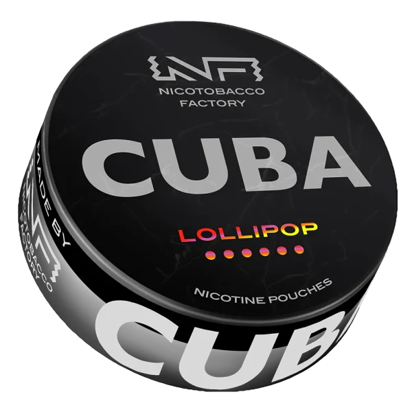 Lollipop 66 mg CUBA – czarne saszetki z nikotyną