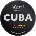 Lollipop 66 mg CUBA – czarne saszetki z nikotyną