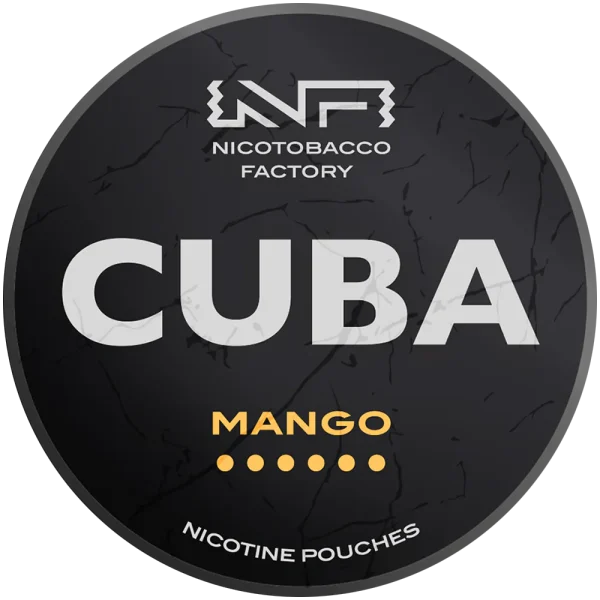 Mango 66 mg CUBA – czarne saszetki z nikotyną