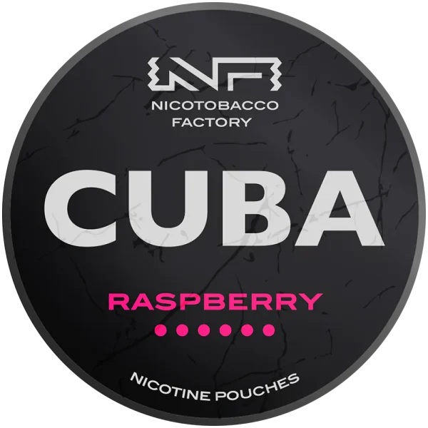 Raspberry 66 mg CUBA Black – saszetki z nikotyną