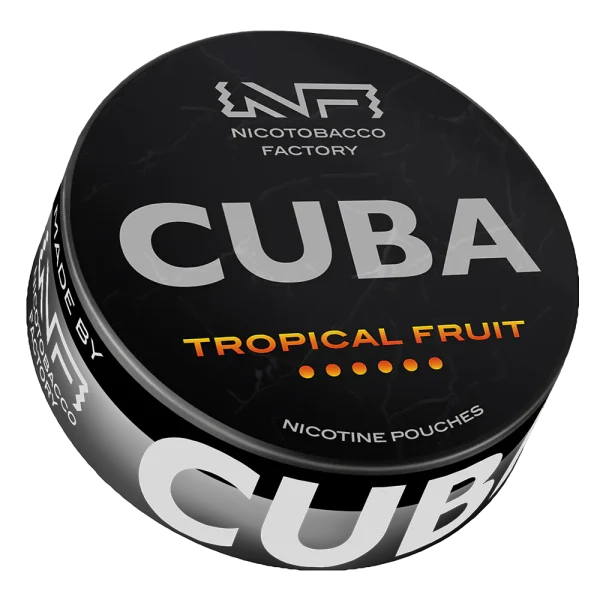 Tropical Fury 66 mg CUBA – czarne saszetki z nikotyną