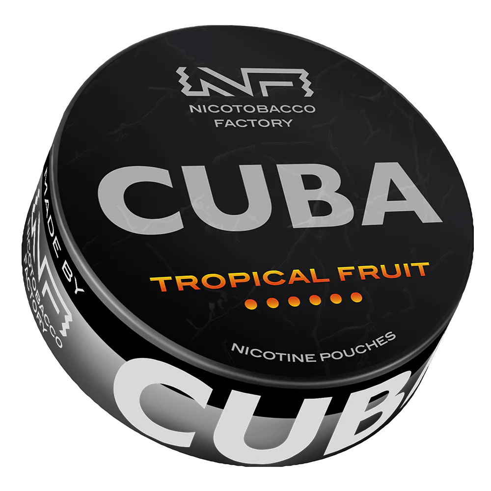Tropical Fury 66 mg CUBA – czarne saszetki z nikotyną