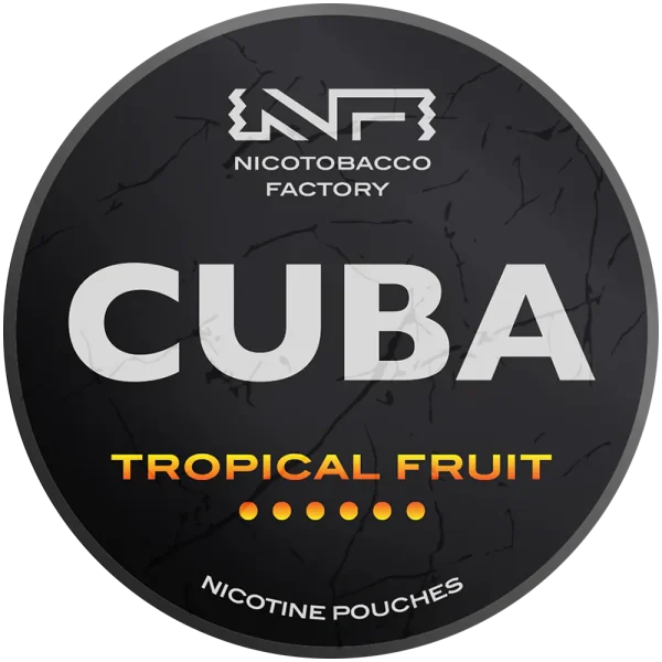 Tropical Fury 66 mg CUBA – czarne saszetki z nikotyną