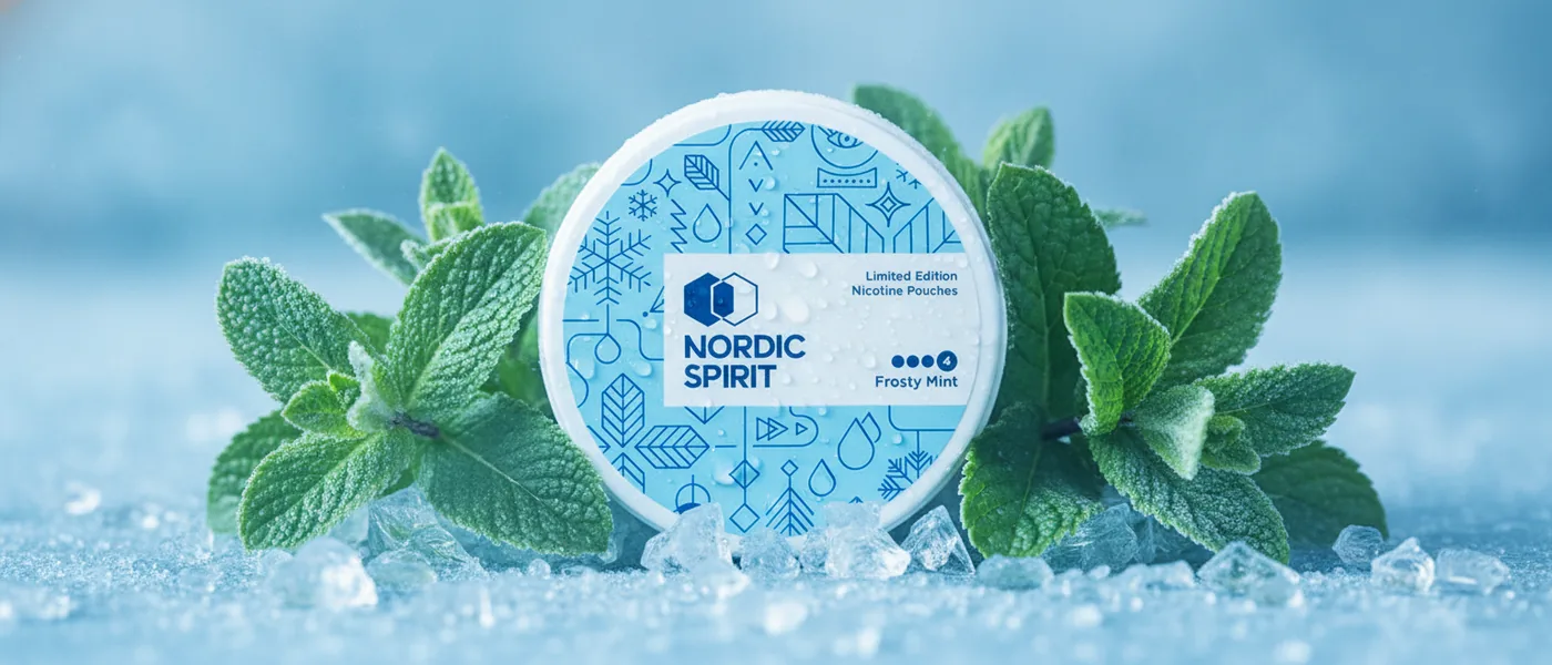 Puszka piwa Nordic Spirit z listkami mięty i lodem