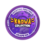 „Grape Ice“ 12 mg nikotīna maisiņi no „Kurwa Collection“