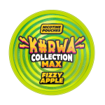„Fizzy Apple“ 43 mg „Kurwa Collection MAX“ nikotīna maisiņi
