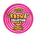 „Fizzy Cherry“ 43 mg „Kurwa Collection“ MAX nikotīna maisiņi