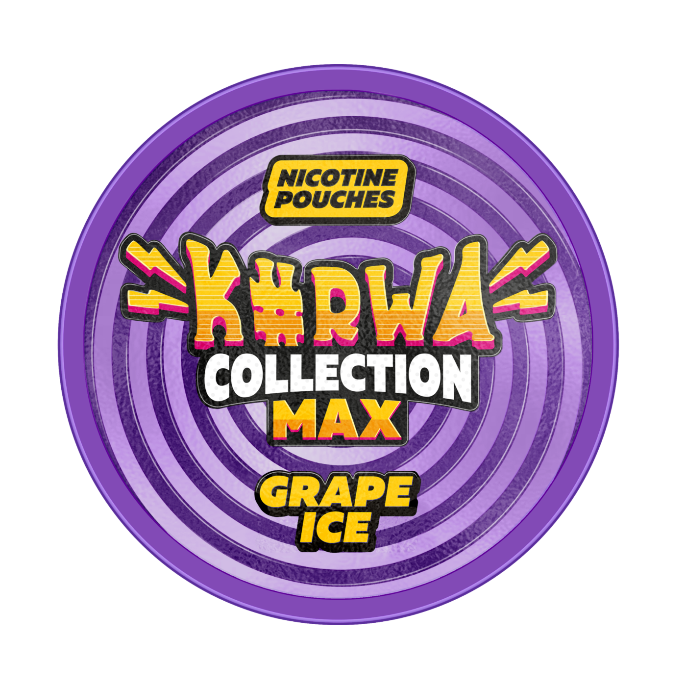 „Grape Ice“ 43 mg — „Kurwa Collection“ MAX nikotīna maisiņi