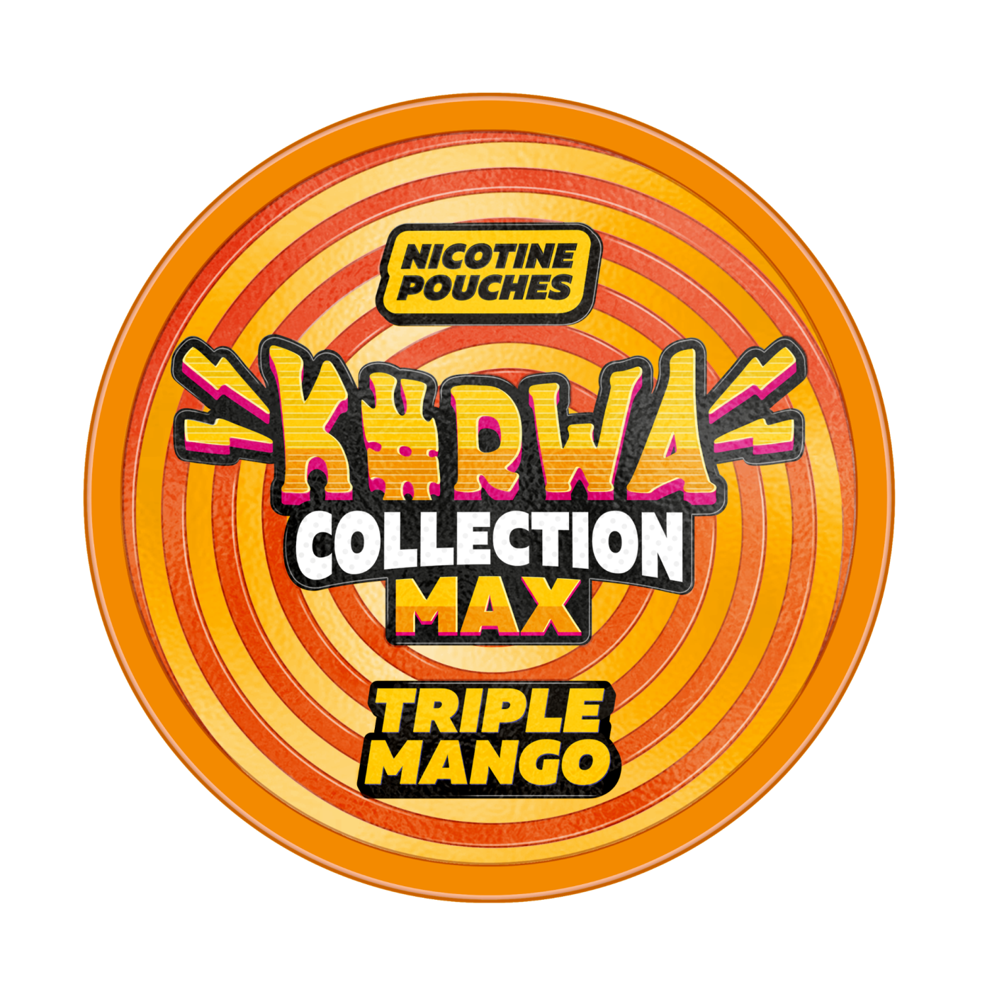 „Triple Mango“ 43 mg — „Kurwa Collection MAX“ nikotīna maisiņi